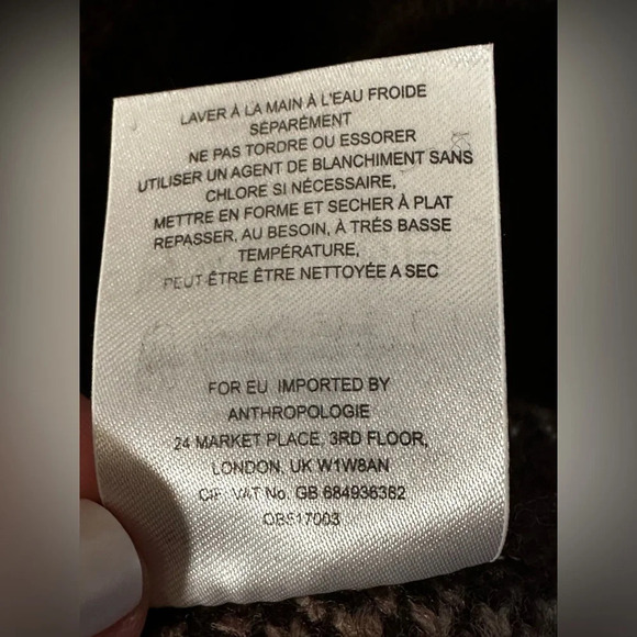 SLEEPING ON SNOW XS/S Cottagecore Lagenlook Mabli WOOL Blend Vest Brown Cozy - Picture 6 of 14